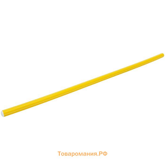 Палка гимнастическая 90 см, жёлтая
