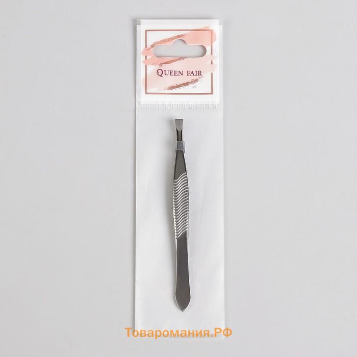 Пинцет прямой, узкий, 8.5 см