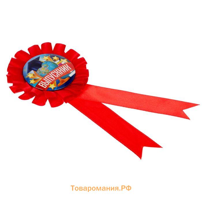 Значок - орден на выпускной «Выпускник», d=6.7 см