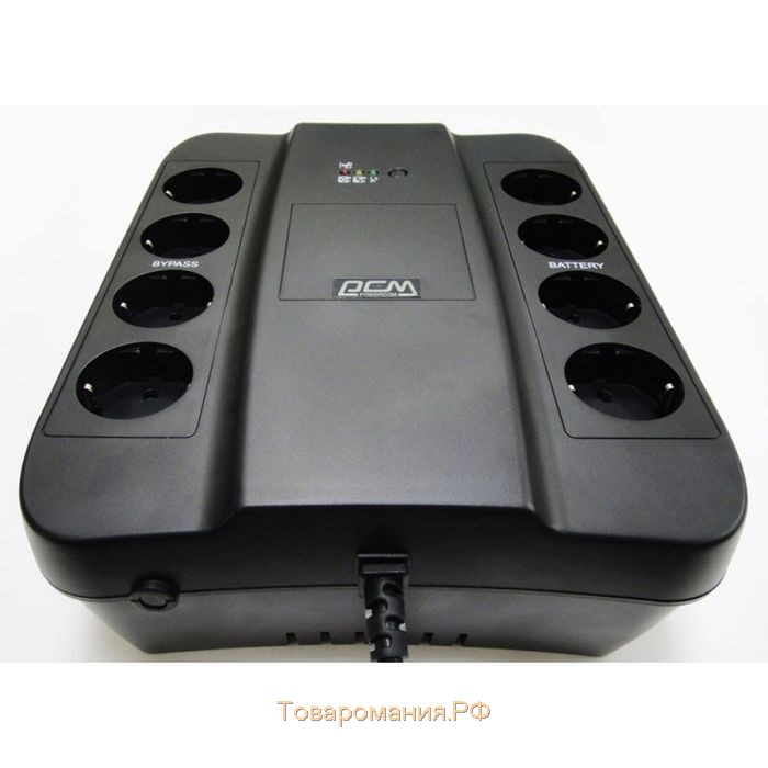 Источник бесперебойного питания Powercom Spider SPD-1000N, 550 Вт, 1000 ВА, черный