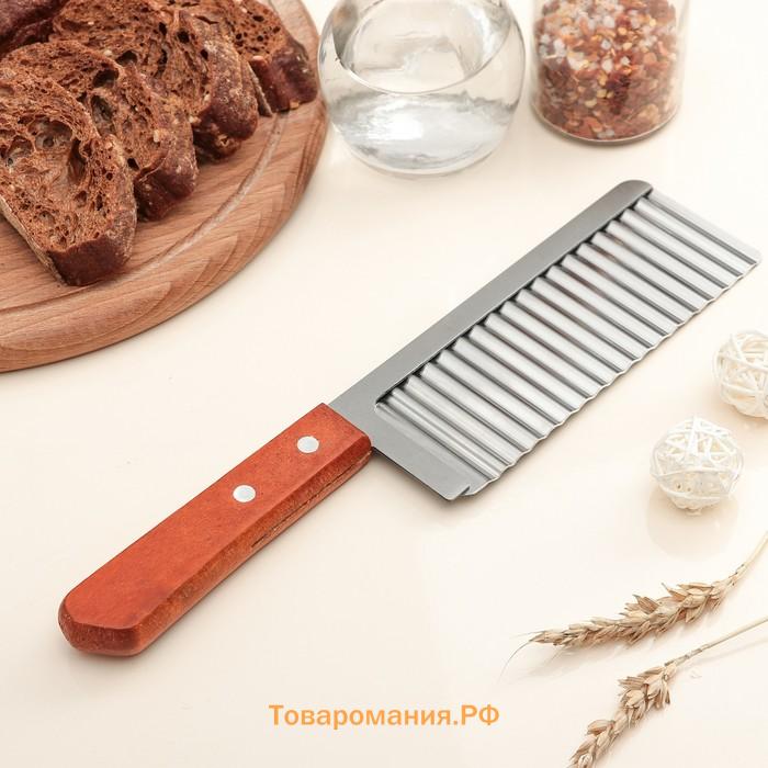 Нож для фигурной резки , 27×6 см, серебристый