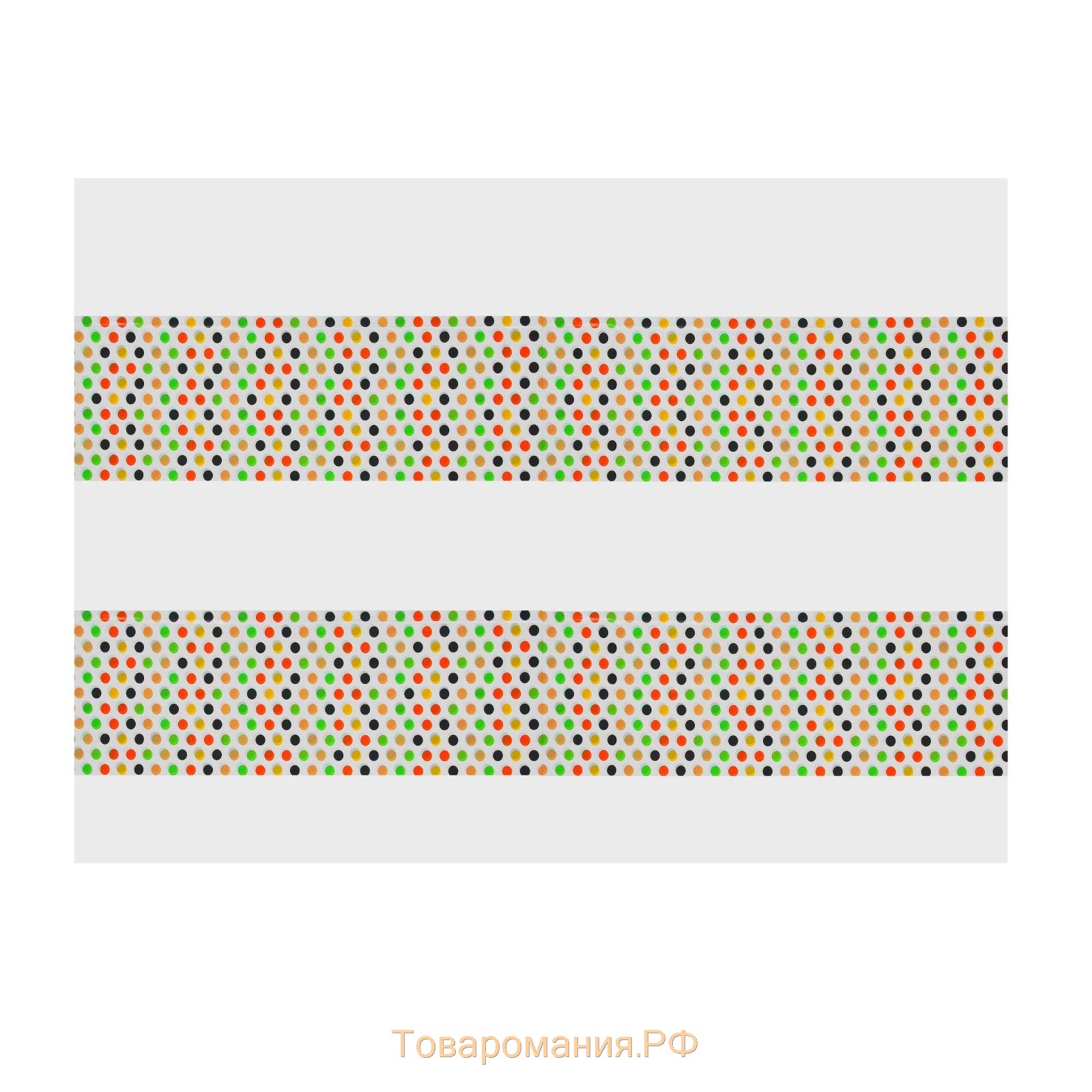 Скатерть «Цветные горошки», 108х180 см