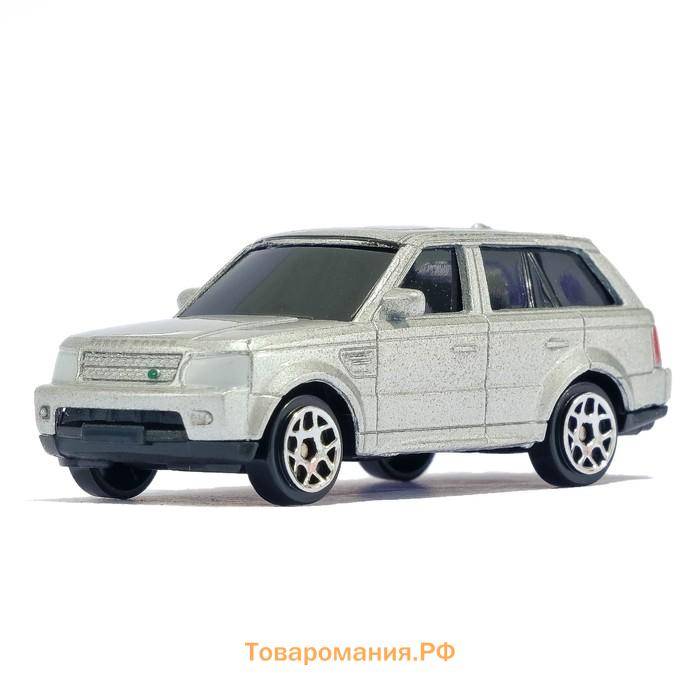 Машина металлическая LAND ROVER RANGE ROVER SPORT, 1:64, цвет чёрный