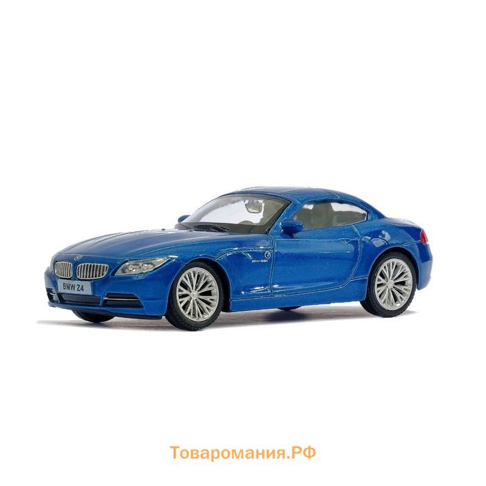 Машина металлическая BMW Z4, 1:43, цвет жёлтый