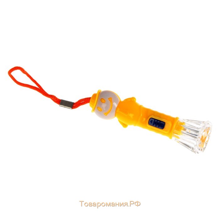 Фонарь ручной "Человечек", 1 LED, 2.2 х 8.2 см, микс