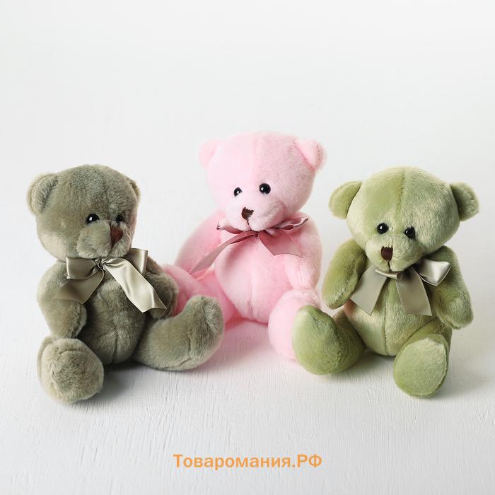 Мягкая игрушка «Мишка с бантом», МИКС