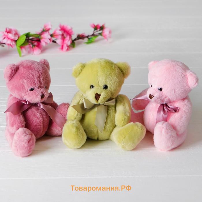 Мягкая игрушка «Мишка с бантом», МИКС