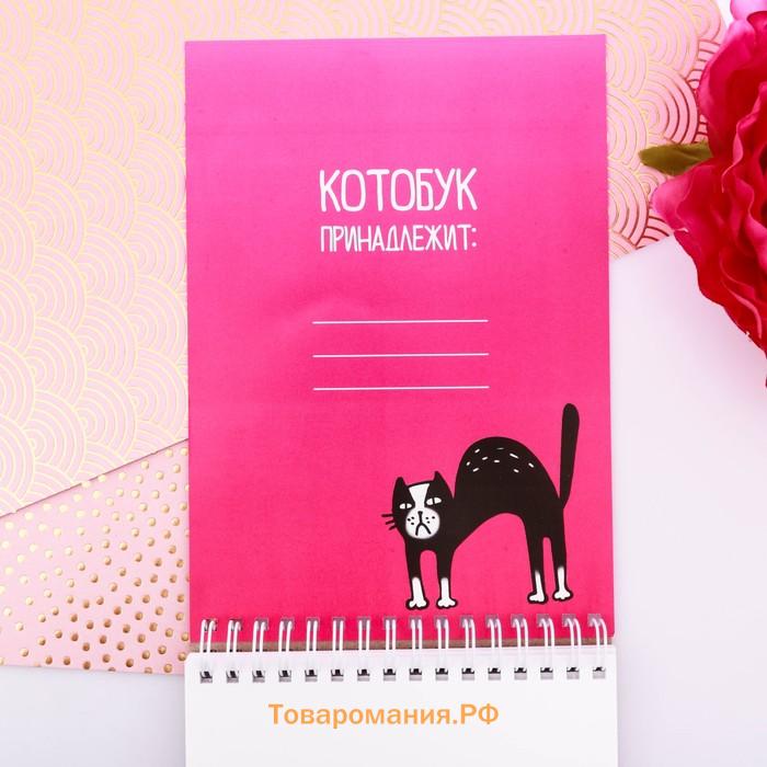 Скетчбук «Котобук» А5, 40 л, 100 г/м