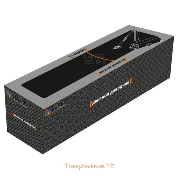 Доводчик дверной Fuaro DC-203 AL, до 65 кг, цвет алюминий