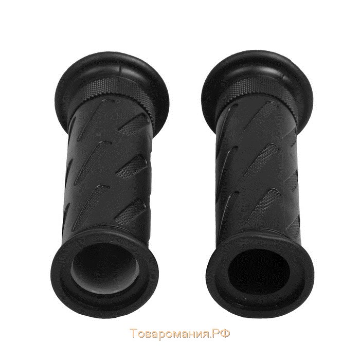 Грипсы, противоскользящие 22×120 мм, набор 2 шт, черный