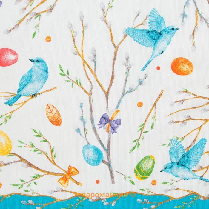 Скатерть  Happy Easter, 180×144 см, 100% хлопок, 164 г/м²