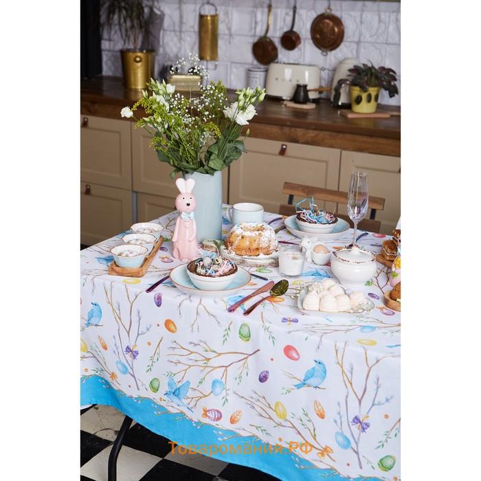 Скатерть  Happy Easter 110×144 см, 100% хлопок, 164 г/м2
