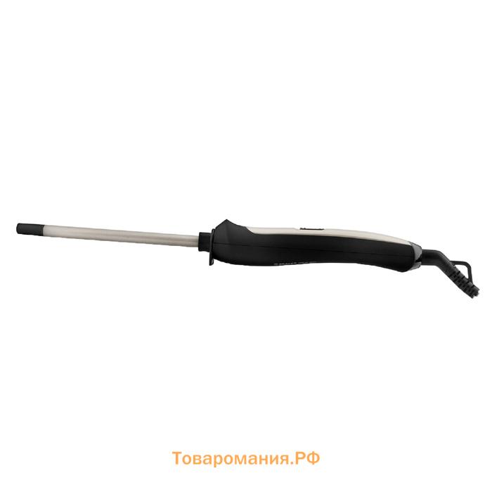 Плойка BRAYER 3202BR, 25 Вт, керамическое покрытие, d=9 мм, 210°C, чёрно-серебристая