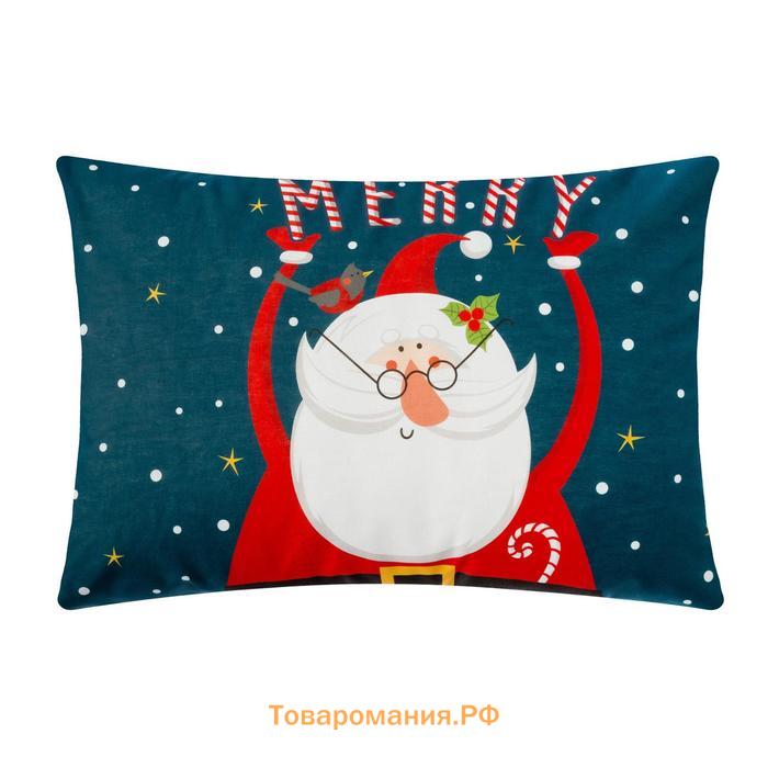 Комплект наволочек  Merry Xmas 50х70 см - 2 шт, 100% хлопок, бязь