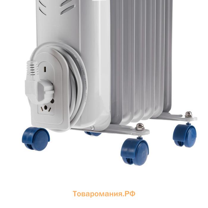 Обогреватель ENGY EN-2307 Fusion, масляный, 1500 Вт, 7 секций, 15 м², серый