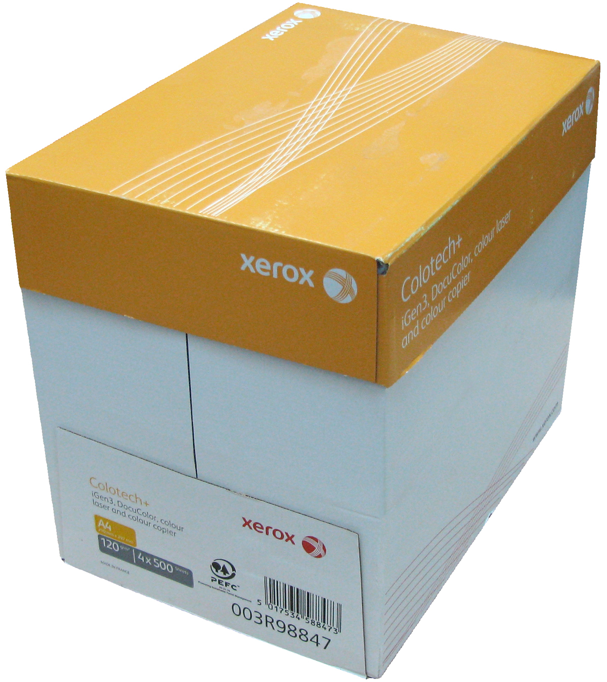 Бумага для лазерной печати Xerox Colotech Plus A4 (120 г/кв.м, 210x297 мм, 500 л/пач)