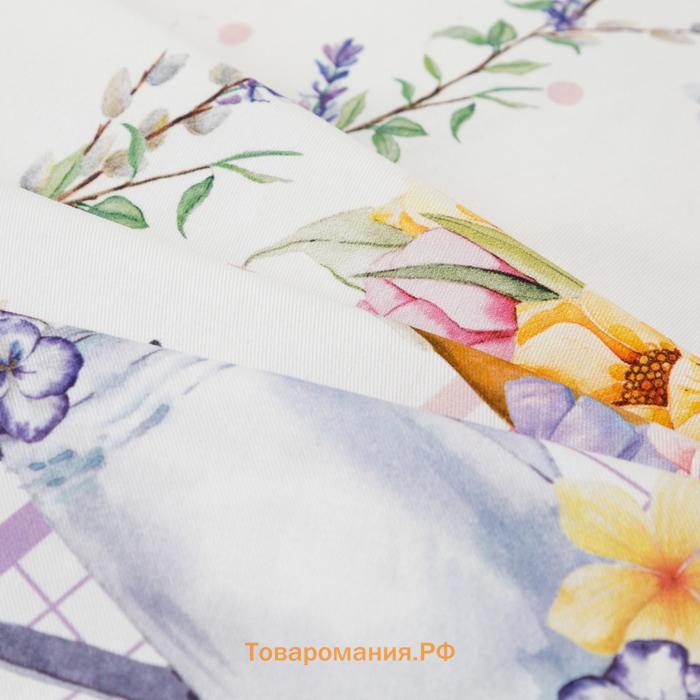 Скатерть  Spring easter d=149 см +/-3 см, 100% хлопок, саржа 190 г/м²