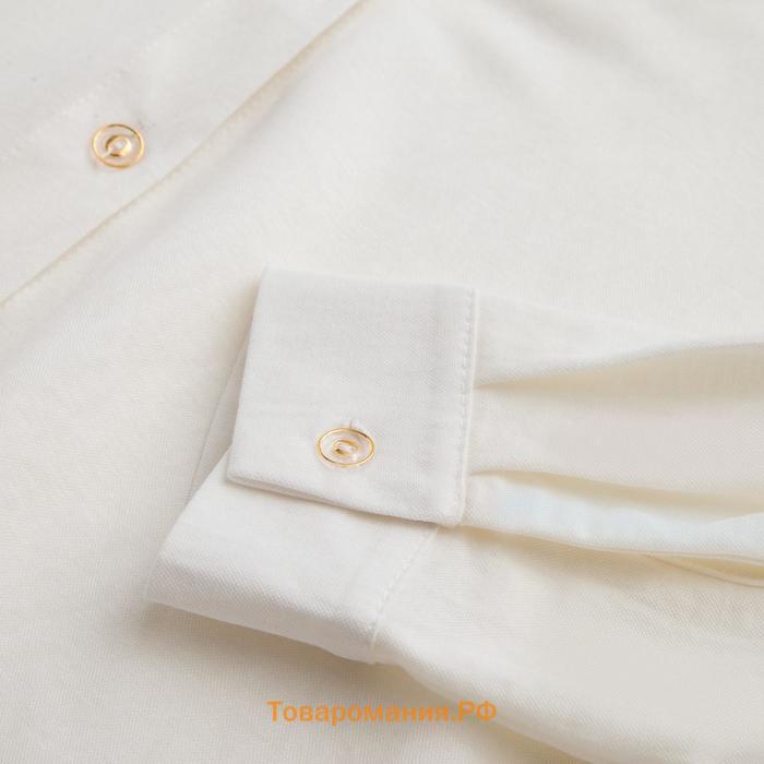 Костюм женский (сорочка, брюки) MINAKU цвет белый, р-р 46