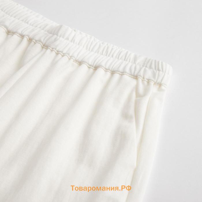 Костюм женский (сорочка, брюки) MINAKU цвет белый, р-р 48