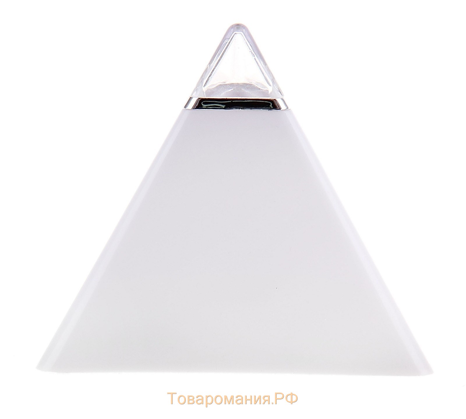 Будильник LB-05 "Пирамида", 7 цветов дисплея, термометр, подсветка