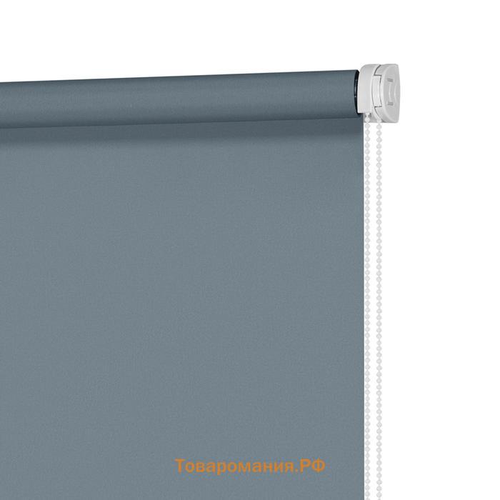 Рулонная штора Decofest «Плайн», 120х160 см, цвет синяя сталь