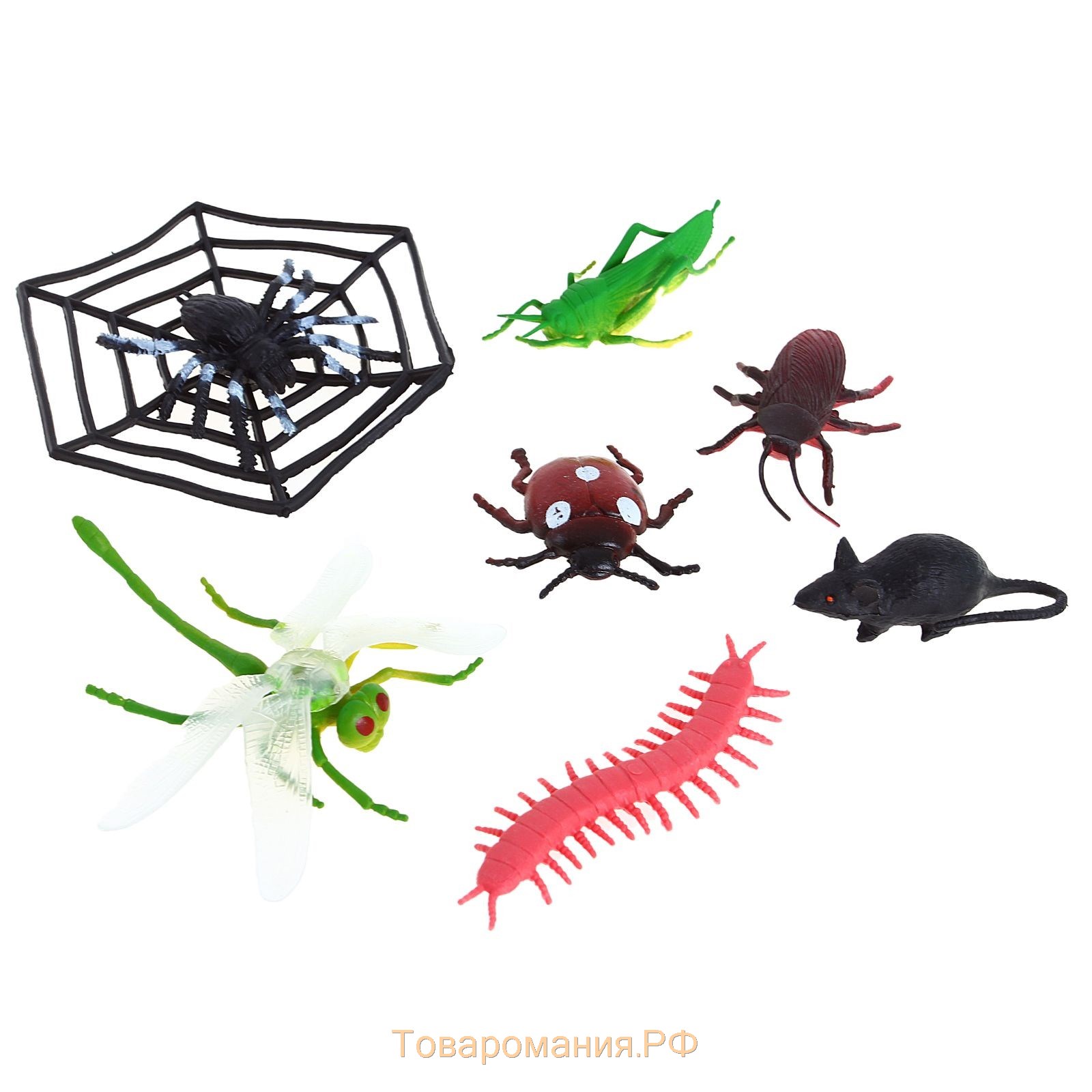 Набор животных насекомых «Природа», МИКС