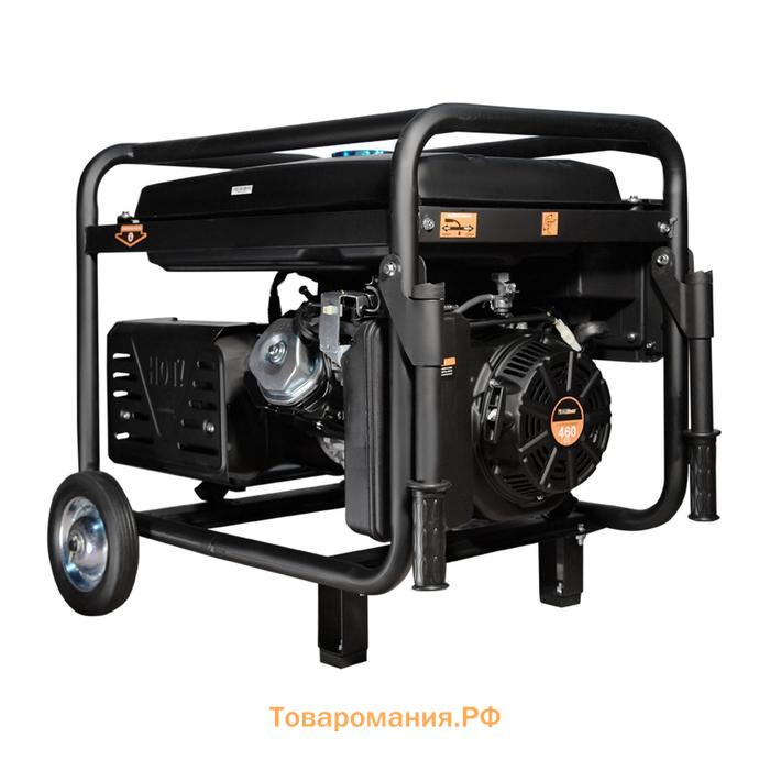 Бензиновый генератор FoxWeld Expert G8500 EW+блок автоматики, 7.5 кВт, 3х220 В/16 А, 12 В