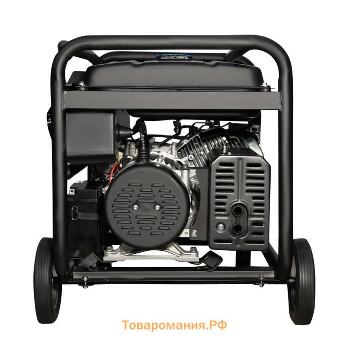 Бензиновый генератор FoxWeld Expert G9500 EW, 8.3 кВт, 3х220 В, 12 В, электростарт