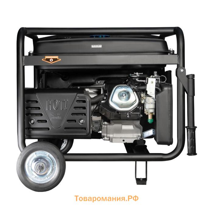 Бензиновый генератор FoxWeld Expert G9500 EW, 8.3 кВт, 3х220 В, 12 В, электростарт