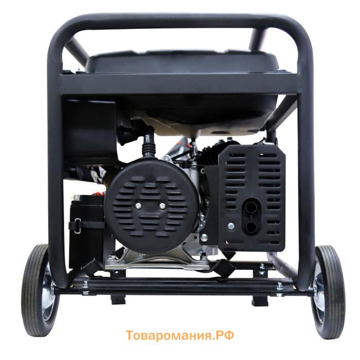 Бензиновый генератор FoxWeld Expert G9500-3, 8 кВт, 3х220 В/2х16,32 А, 12 В, электропуск