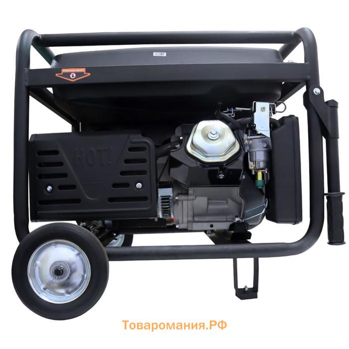 Бензиновый генератор FoxWeld Expert G9500-3, 8 кВт, 3х220 В/2х16,32 А, 12 В, электропуск