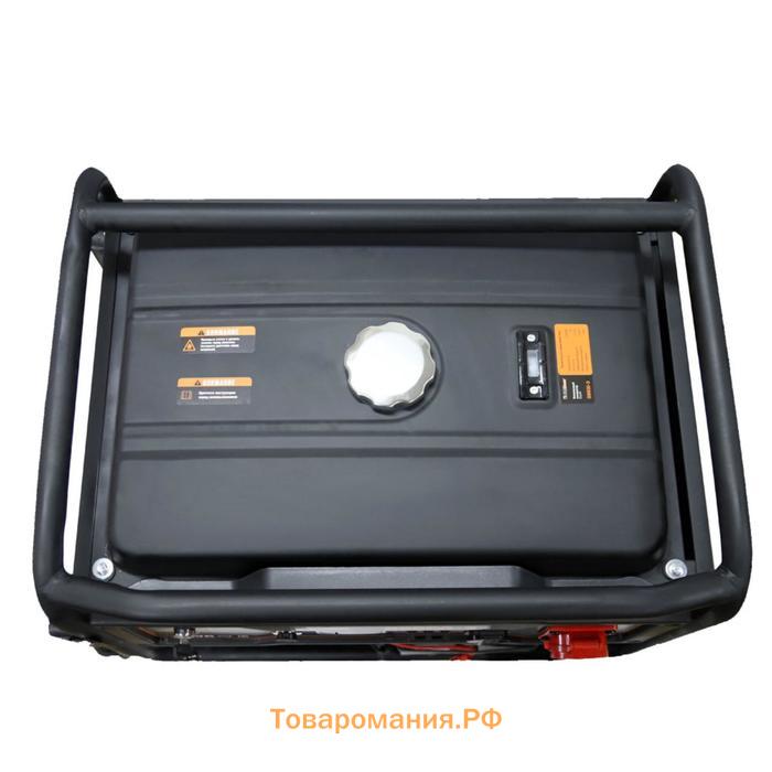 Бензиновый генератор FoxWeld Expert G9500-3, 8 кВт, 3х220 В/2х16,32 А, 12 В, электропуск