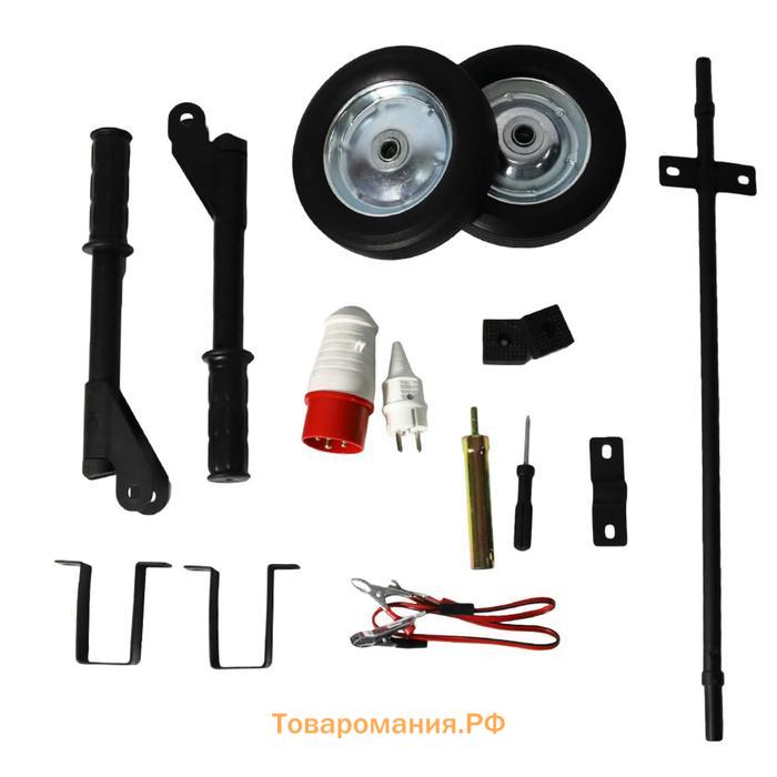 Бензиновый генератор FoxWeld Expert G9500-3, 8 кВт, 3х220 В/2х16,32 А, 12 В, электропуск