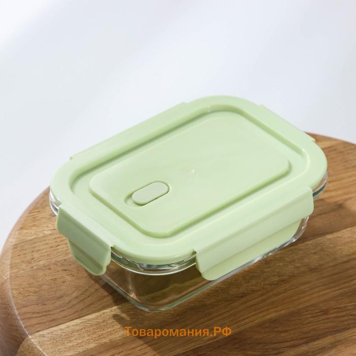 Контейнер  Cook and Freeze, 380 мл, 15×11×5.5 см, с крышкой, жаропрочное стекло, МИКС