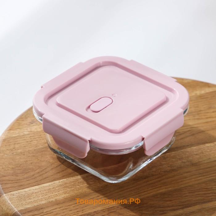 Контейнер  Cook and Freeze, 300 мл, 12×6 см, с крышкой, жаропрочное стекло, МИКС