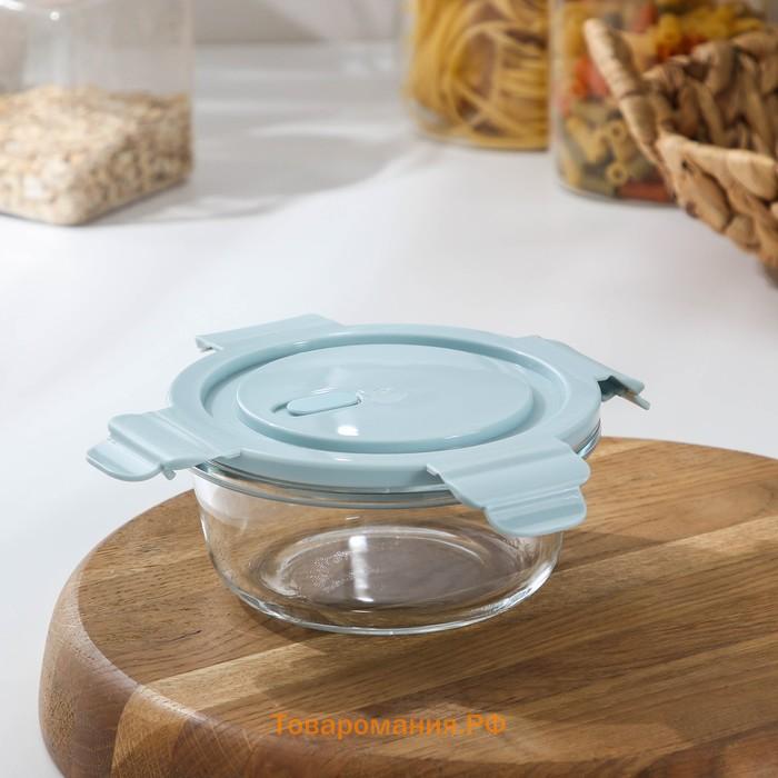 Контейнер  Cook and Freeze, 370 мл, 13.5×6 см, с крышкой, жаропрочное стекло, МИКС