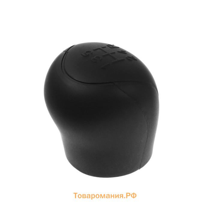 Чехол на ручку КПП, ручник, черный, набор 2 шт.