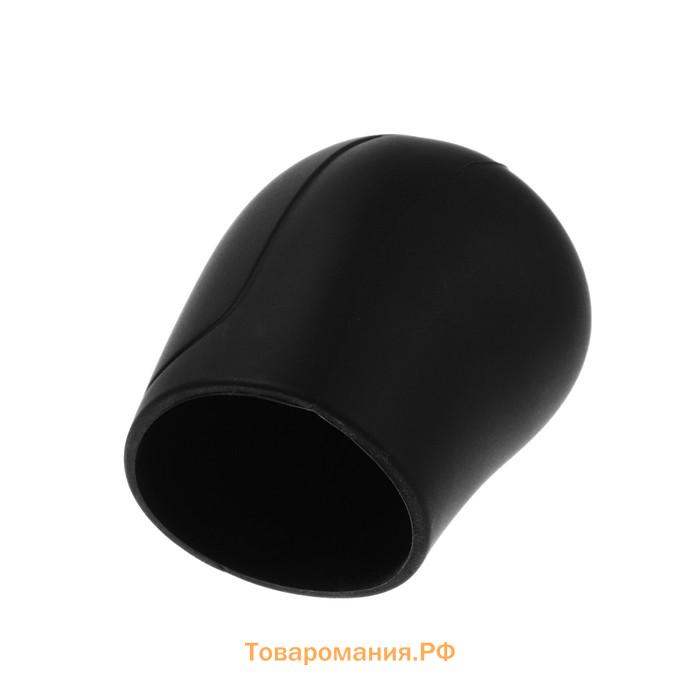 Чехол на ручку КПП, ручник, черный, набор 2 шт.