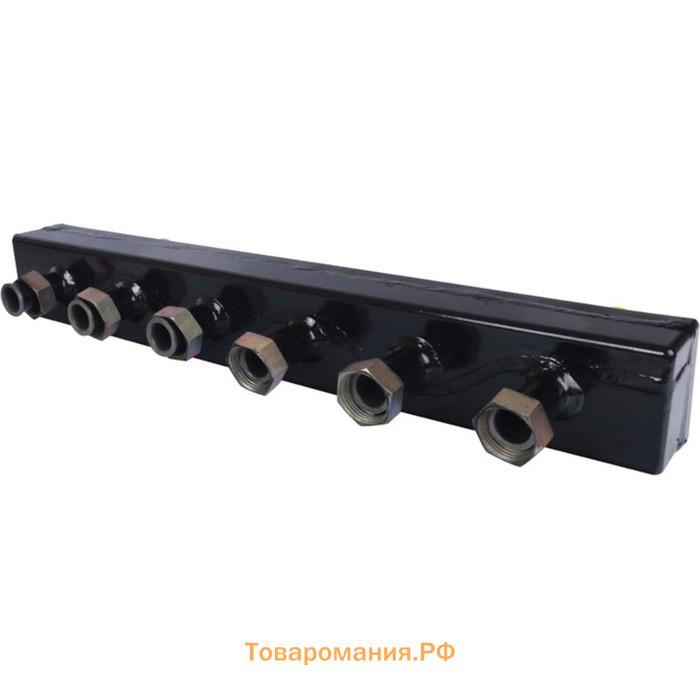 Коллектор распределительный STOUT SDG-0018-002503, 3 отопит. контура, DN20, гидр разделитель