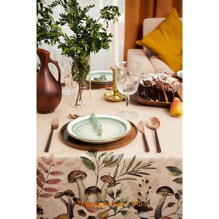Скатерть "" Nature forest 146х220см, 100% хлопок, репс 210 г/м2