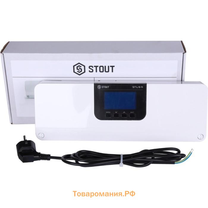 Проводной контроллер термостатических клапанов L-9r STOUT STE-0101-009000