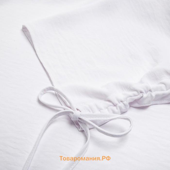 Костюм женский (туника, брюки) MINAKU: Casual Collection цвет белый, размер 46