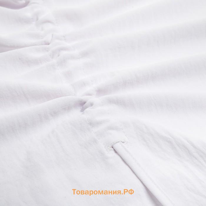 Костюм женский (туника, брюки) MINAKU: Casual Collection цвет белый, размер 50