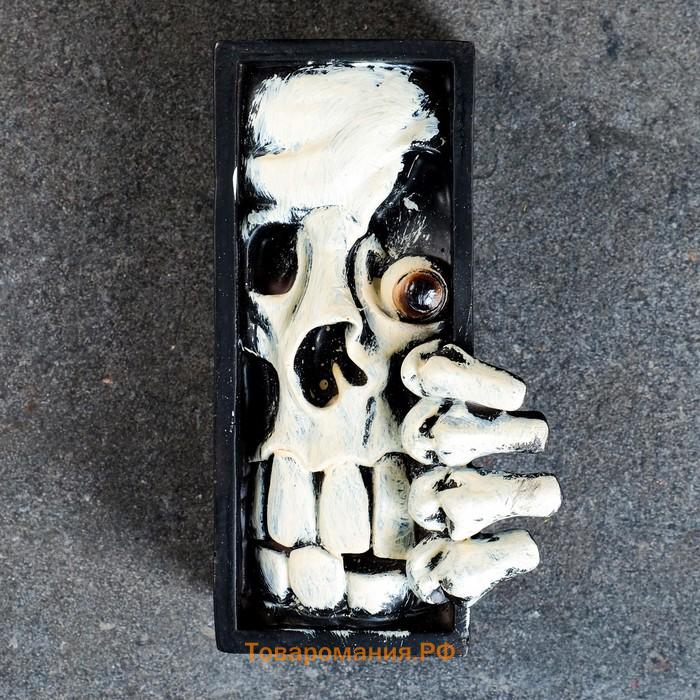 Держатель-подставка для книг "Скелет", черно-белый