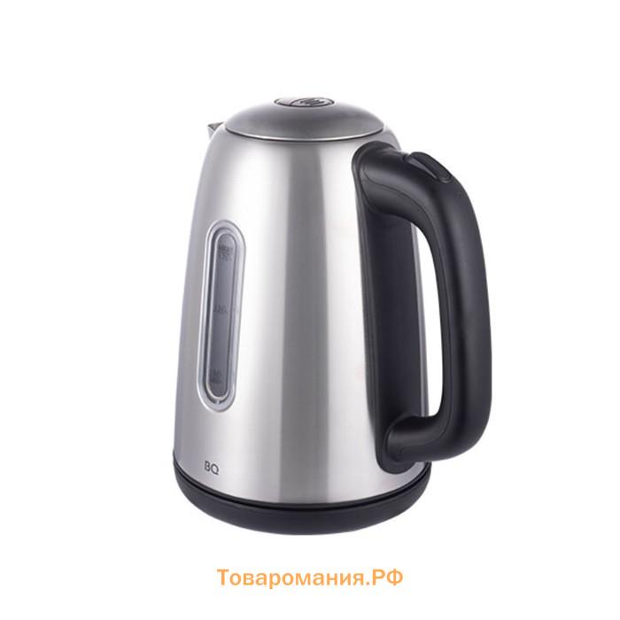 Чайник электрический BQ KT1822SW, 1.7 л, 2200 Вт, серебристый