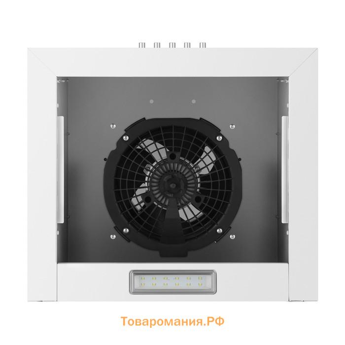 Вытяжка HOMSair PHLOX Push 40, телескопическая, 700 м3/ч, 3 скорости, 40 см, белая