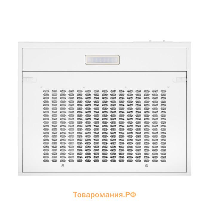 Вытяжка HOMSair HORIZONTAL 60, плоская, 420 м3/ч, 3 скорости, 60 см, белая