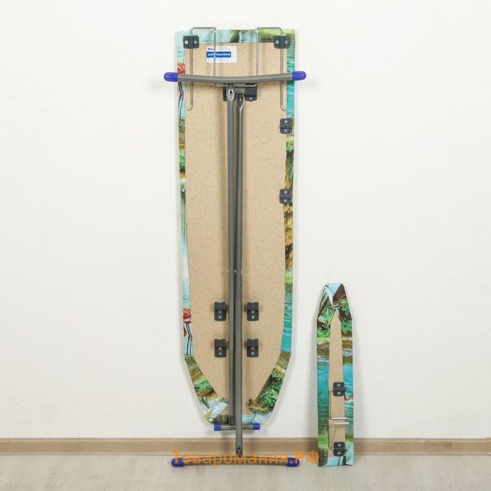 Доска гладильная Nika «Лина 2», 107×29 см, два положения высоты 70, 80 см, МИКС