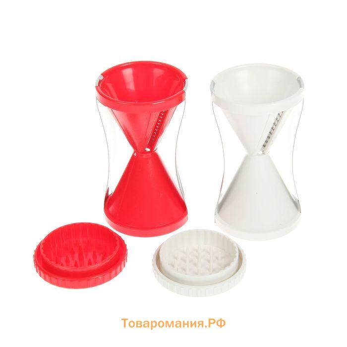 Овощерезка соломкой , 7×7×13 см, МИКС