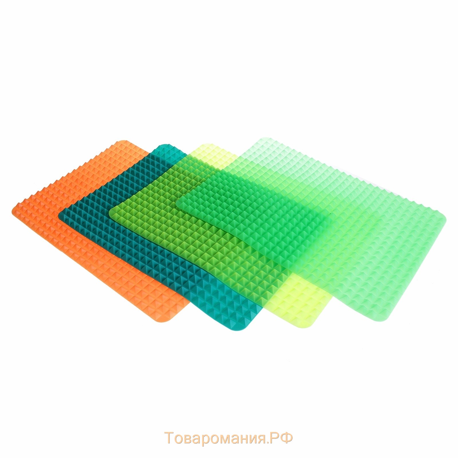 Коврик-антижир «Шипы», силикон, 39×27,5 см, цвет МИКС